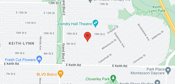 map of 774 E 9TH STREET